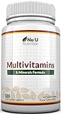 MultiVitamins & Minerals Formula | 24 complemento vitamínico (Vitaminas y Minerales | végétarien...